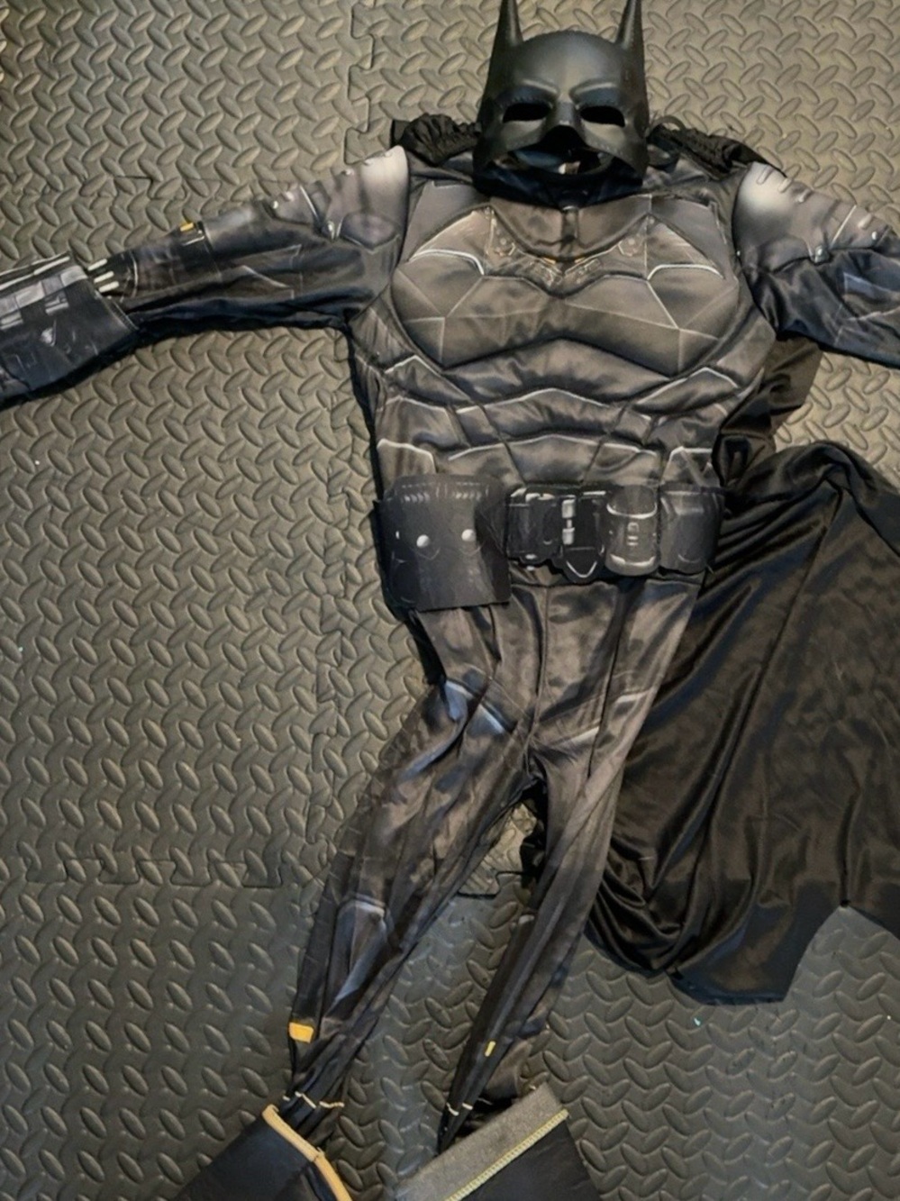 The Batman Boys Costume with Mask, Suit and Cape.